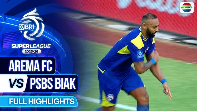 Arema FC VS PSBS Biak - Full Highlights | BRI Super League 2025/26