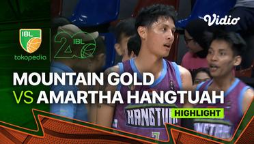 Highlights | Mountain Gold Timika vs RJ Amartha Hangtuah Jakarta | IBL Tokopedia 2023