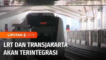 Integrasi Moda Transportasi di Jakarta, LRT akan Terhubung Dengan Transjakarta | Liputan 6