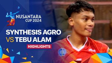 Putra: Syntesis Agro Volley Club vs Tebu Alam Magetan | Perebutan Tempat Ketiga - Seri Magetan - Highlights | Nusantara Cup 2024