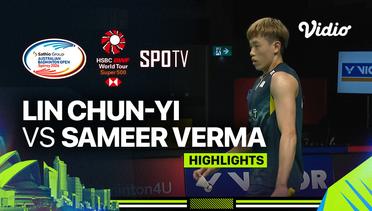 Li Chun-Yi (TPE) vs Sameer Verma (IND) - Highlights | Sathio Group Australian Open 2024 - Men's Single