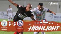 Full Highlight - Persipura Jayapura 2 vs 2 Arema FC | Shopee Liga 1 2019/2020