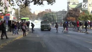 Kericuhan Demo Anti Pelecehan Seksual di Chili