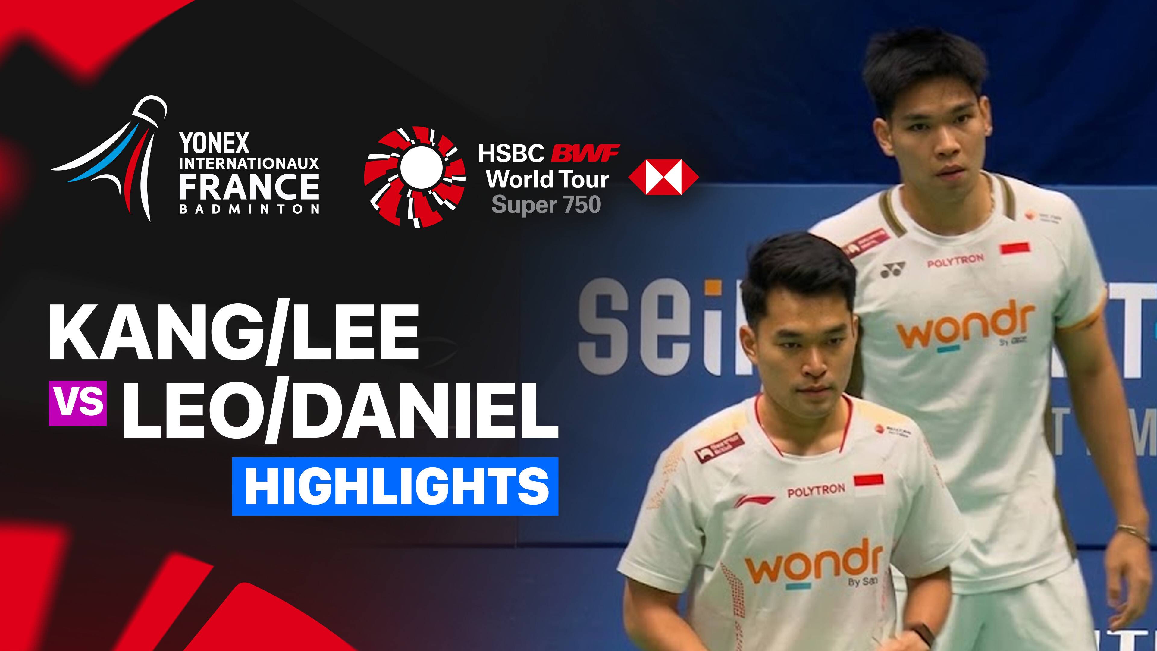 Kang Min Hyuk/Lee Jongmin (KOR) vs Leo Rolly Carnando/Daniel Marthin (INA) - Men's Doubles Quarterfinal | YONEX French Open 2026