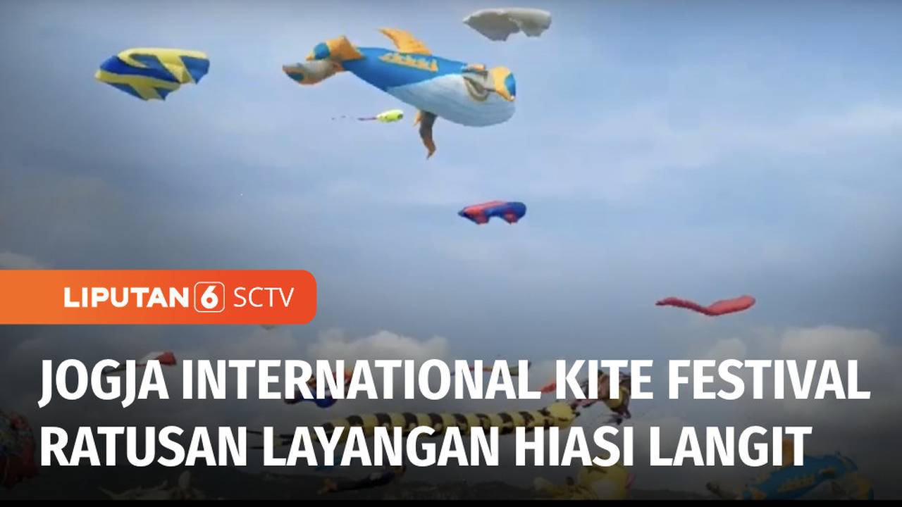 Jogja International Kite Festival, Ratusan Layanglayang Hiasi Langit