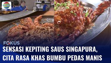 Kenikmatan Seafood Kepiting Saus Singapura dengan Cita Rasa Pedas Manis | Fokus