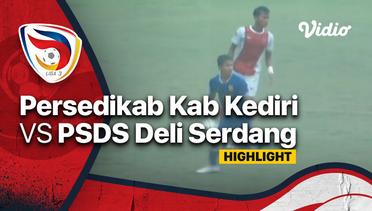 Highlight - Persedikab Kab Kediri vs PSDS Deli Serdang | Liga 3 Nasional 2021/22