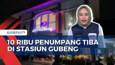 Arus Balik Lebaran, 10 Ribu lebih Penumpang Tiba di Stasiun Gubeng Surabaya