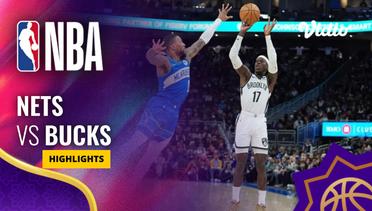 Brooklyn Nets vs Milwaukee Bucks - Highlights | NBA Regular Season 2023/24