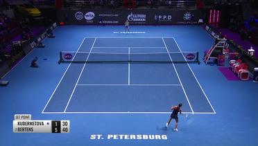 Match Highlight | Kiki Bertens 2 vs 0 Veronika Kudermetova | WTA ST Petersburg Ladies Trophy 2020