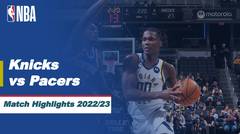 Match Highlights | New York Knicks vs Indiana Pacers | NBA Pre-Season 2022/23
