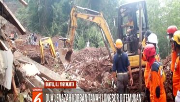 Tim SAR Evakuasi 2 Jenazah Korban Longsor di Komplem Makam Raja Yogyakarta - Liputan 6 Pagi