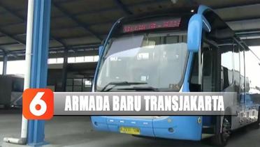 Armada Baru Bus Transjakarta Rutin Dicek Secara Berkala - Liputan 6 Pagi