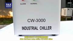 S&A Co2 laser water chiller CW-3000 video