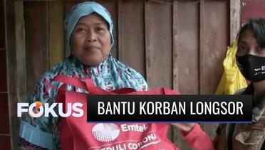 Emtek Peduli Corona Salurkan Bantuan untuk Korban Longsor di Kampung Ciberani, Kabupaten Bogor