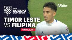 Highlight - Timor Leste vs Filipina | AFF Suzuki Cup 2020