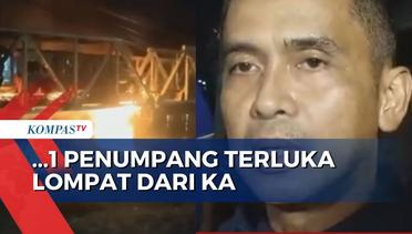Truk Meledak Ditabrak Kereta di Semarang, Polisi: 1 Penumpang Terluka Lompat dari KA