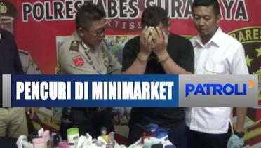 Aksinya Terekam CCTV Minimarket, Pria di Surabaya Ini Mengaku Mencuri untuk Berobat Anak - Patroli