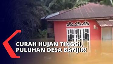 Padang Lawas hingga Riau, Sejumlah Wilayah Di Sumatra Terendam Banjir