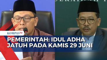 UmumkanHasil Sidang Isbat, Pemerintah: Idul Adha Jatuh pada Kamis 29 Juni 2023