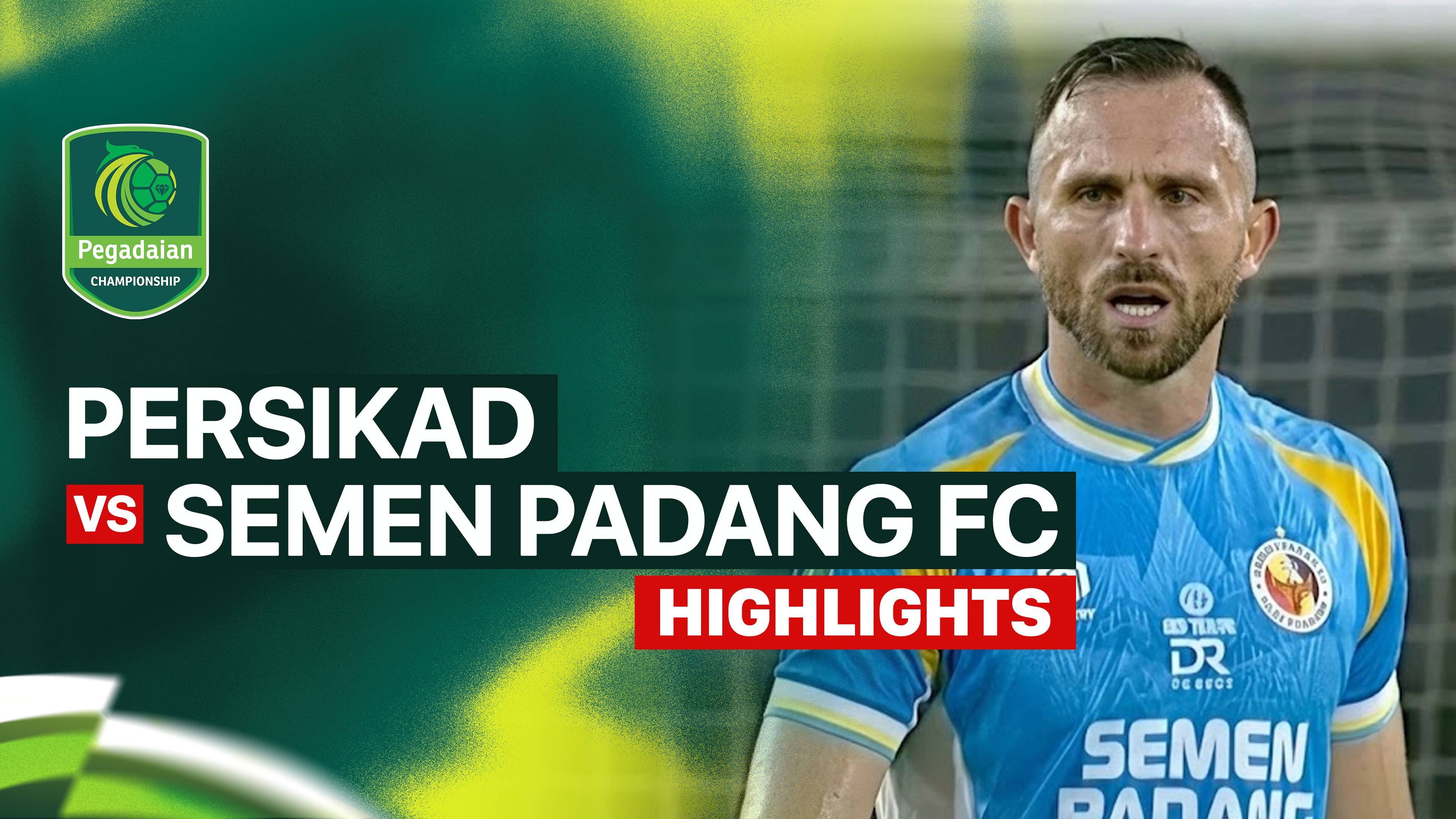 Persikad vs Semen Padang FC