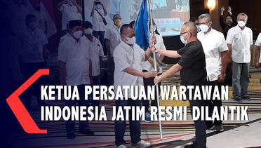 Ketua Persatuan Wartawan Indonesia Jatim Resmi Dilantik