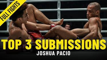 Joshua Pacio's Top 3 Submissions - ONE Full Fights
