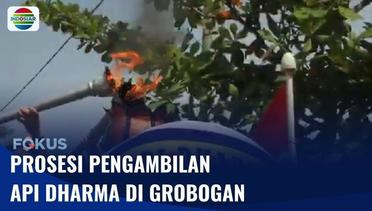 Jelang Waisak, Prosesi Pengambilan Api Dharma Dilakukan di Grobogan | Fokus