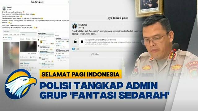Enam Pelaku Grup FB 'Fantasi Sedarah' Ditangkap - [Selamat Pagi Indonesia]