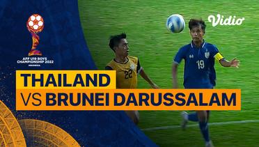 Mini Match - Thailand vs Brunei Darussalam | AFF U-19 Championship 2022