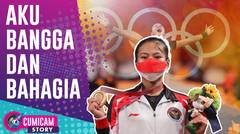 Bahagianya Windy Cantika Persembahkan Medali Perunggu untuk Indonesia di Olimpiade Tokyo 2020