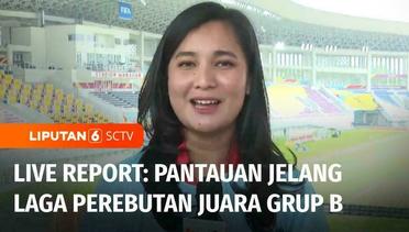 Live Report: Melihat Keadan Stadion Manahan Solo Jelang Perebutan Juara Laga Grup B | Liputan 6
