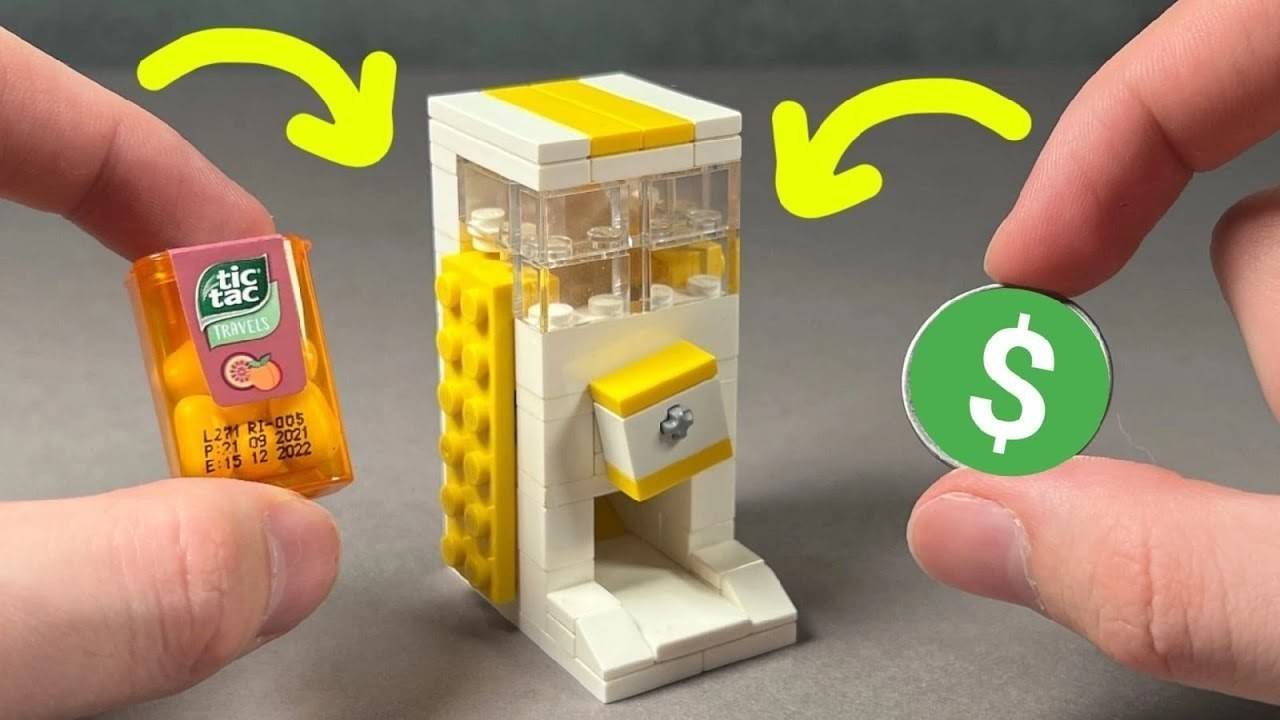 Cara membuat mesin permen Lego Tic Tac! | Vidio
