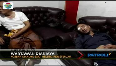 Tanpa Alasan Jelas, Seorang Jurnalis Makassar Dianiaya Suporter Futsal - Patroli Siang