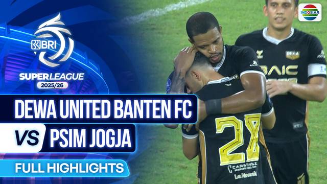 Dewa United Banten FC VS PSIM Jogja - Full Highlights | BRI Super League 2025/26