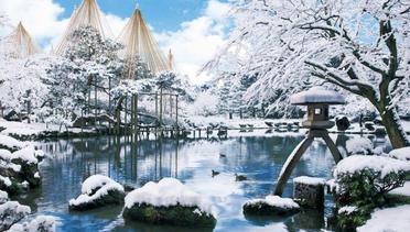 Kenrokuen Salah Satu Taman Terindah di Jepang.