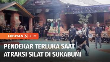 Pendekar Alami Luka Sabetan Goloknya Sendiri saat Atraksi Pencak Silat di Sukabumi | Liputan 6