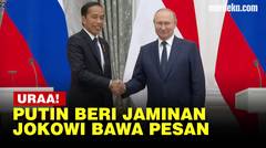 Jokowi Bertemu Putin di Rusia, Tegaskan Indonesia Ingin Perang Selesai!