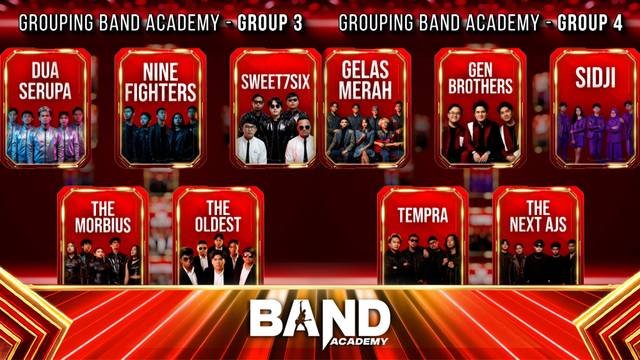Ini Dia! Line Up Grouping Band Academy 3 dan 4 Juga Siap Panaskan Panggung! | Band Academy