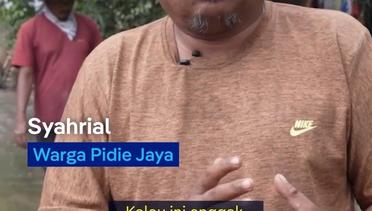 Kisah korban banjir di Aceh yang berjuang untuk bertahan hidup