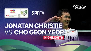Jonatan Christie (INA) vs Cho Geon Yeop (KOR) - Highlights | Thomas Cup Chengdu 2024 - Men's Singles