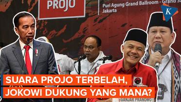 Sinyal Jokowi Dukung Prabowo Menguat dan Pecahnya Suara Projo