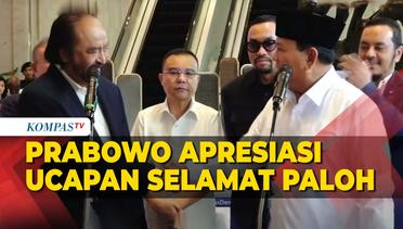 Prabowo Subianto Apresiasi Ucapan Selamat Paloh atas Kemenangan di Pilpres 2024