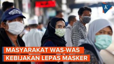 Jokowi Izinkan Lepas Masker di Luar Ruangan, Ini Tanggapan Warga