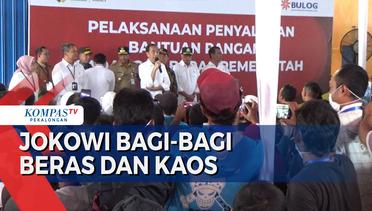 Jokowi Bagi-bagi Beras dan Sepeda ke Warga Banyumas