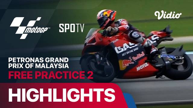 MotoGP Free Practice 2: MotoGP 2024 Round 19 - PETRONAS Grand Prix of Malaysia - Highlights | MotoGP 2024