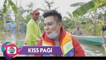 Peduli!! Baim Wong  Terjun Langsung Ke TKP, Berikan Bantuan  Untuk Korban Banjir | Kiss Pagi 2021