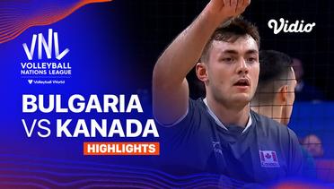 Bulgaria vs Kanada - Hihlights | Men's Volleyball Nations League 2024