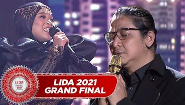 Duet Super Romantis Sulis(NTB) Feat Pasha Ungu "Terlanjur Cinta" Raih All So Juri | Lida 2021 Grand Final