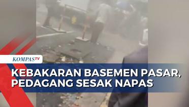 Kebakaran di Pasar Baru Bandung, Pedagang Sesak Napas Akibat Asap Pekat